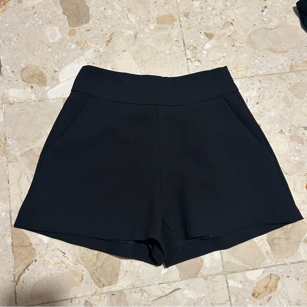 Formal Black Shorts